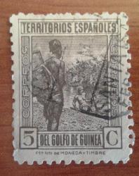 Foto 1 Sello sin identificar: Territorios Españoles del Golfo de Guinea 5c